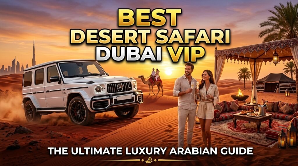 Best Desert Safari Dubai VIP: The Ultimate Luxury Arabian Guide Stepping out of the towering glass skyscrapers of downtown Dubai and into the sprawling, crimson sands of the Lahbab Desert is a transformative travel experience. However, standard shared safaris with long queue lines, crowded buffet tables, and basic bus transfers often fall short for discerning travelers seeking exclusivity. Selecting the best desert safari dubia VIP package transforms an ordinary excursion into a world-class luxury retreat—complete with private 4x4 transfers, exclusive waiter-serviced dining lounges, high-octane dune bashing, and tranquil sunset falconry under the stars. Key Highlights White-Glove Hospitality: Skip crowded buffet queues with private air-conditioned VIP lounge seating and table-side gourmet catering. Tailored High-Octane Adventures: Enjoy private 4x4 dune bashing in luxury Land Cruisers or Hummers, complete with optional ATV quad biking and dune buggies. Unmatched Cultural Immersion: Experience traditional falconry displays, live Tanoura and fire dance performances, and camel trekking in exclusive Bedouin-inspired settings. Why best desert safari dubia VIP Matters Right Now Dubai has cemented its reputation as the luxury capital of the Middle East, setting global standards for high-end hospitality and personalized travel experiences. Choosing a VIP desert safari ensures that your desert journey matches the luxury standards found in the city's 5-star hotels and fine-dining establishments. Exclusivity & Privacy: VIP packages eliminate crowded shared buses and long queues, providing private door-to-door hotel transfers in high-end 4x4 vehicles like the Toyota Land Cruiser, Hummer H2, or Range Rover. Comfort in Harsh Climates: Elevated VIP camps feature private air-conditioned lounges, premium leather sofa seating right near the stage, and dedicated service staff to keep guests comfortable year-round. Bespoke Dining Options: Instead of self-service cafeteria lines, VIP guests enjoy waiter-served multi-course meals featuring live BBQ stations, fresh salads, traditional Arabic sweets, and premium beverages served directly to their private tables. Comprehensive Guide to Best Desert Safari Dubai VIP Navigating the vast selection of safari tour operators in Dubai requires a structured approach. To ensure your trip is seamless, follow this sequential walkthrough covering every phase from pre-booking setup to sunset execution. Phase 1: Getting Started Preparing for a high-end desert excursion involves selecting the right operator, understanding pickup logistics, and preparing your wardrobe for the desert climate. Verify Operator Credentials: Ensure the tour company is licensed by the Dubai Department of Economy and Tourism (DET). Licensed operators adhere to strict safety guidelines, carry full passenger insurance, and deploy professionally trained off-road drivers. Select Your Desired Safari Type: Decide between a shared VIP camp experience (where you enjoy VIP seating and service at a larger camp) or a fully private luxury reserve experience (where the entire camp and staff are reserved exclusively for your party). Dress for the Desert Environment: Wear breathable, lightweight cotton or linen clothing during the day. For evening safaris, bring a light jacket or shawl, as desert temperatures drop rapidly after sunset. Prepare Health & Safety Requirements: While dune bashing is safe, pregnant women, infants, and individuals with severe back or cardiac conditions should request a "gentle desert drive" or direct camp transfer to bypass high-speed sand maneuvers. Phase 2: Key Execution & Best Practices Executing the perfect desert trip involves managing your timing and selecting the right combination of adrenaline activities and cultural shows. Schedule Doorstep Pickup: Standard afternoon safaris pick up between 2:00 PM and 3:30 PM directly from your hotel lobby or private residence in a air-conditioned 4x4 vehicle. Master the Dune Bashing Experience: Enjoy 30 to 45 minutes of thrilling dune bashing across the famous Lahbab Red Dunes. Professional drivers adjust tire pressures to glide across steep sand faces smoothly. Incorporate High-Adrenaline Extras: Enhance your itinerary by adding a 30-to-60-minute quad bike or dune buggy session across open, fenced desert tracks prior to arriving at the main camp. Capture Sunset Photography: Stop at the crest of the highest sand dune around 5:30 PM to snap iconic sunset photos against the gold and crimson desert horizon. Arrive at the VIP Camp Lounge: Upon arrival, you will be escorted straight past general admission areas into a private, raised VIP lounge equipped with plush sofas and dedicated table attendants. Phase 3: Advanced Optimization & Final Adjustments To get the absolute most out of your VIP investment, pay attention to the finer details during the evening portion of the safari. Enjoy Table-Side BBQ Service: Relax at your private table while dedicated waiters serve a continuous stream of freshly grilled kebabs, lamb chops, shawarma, hummus, tabbouleh, and warm flatbreads directly to you. Experience Front-Row Live Shows: VIP lounge tables are strategically positioned right beside the central performance stage. Enjoy unobstructed views of live Tanoura dances, mesmerising fire shows, and traditional belly dance routines. Indulge in Bedouin Hospitality: Enjoy private table shisha service (hookah) in your preferred flavor, receive delicate henna hand paintings from professional artists, and take souvenir photos in traditional Arabic attire (Kandura and Abaya). Option for Overnight Stays: If you wish to extend the magic, upgrade to an overnight VIP camp where you sleep in fully furnished air-conditioned tents and wake up to a fresh gourmet breakfast at sunrise. Strategic Comparison & Quick Overview The table below outlines the primary tiers of desert safari experiences in Dubai to help you select the exact level of luxury and budget that suits your group: Safari Package Category Key Highlights Optimal Conditions Ideal For Standard VIP Package Shared 4x4 transfer, VIP sofa seating in camp, table-side food service, live shows. Afternoon to evening (3:30 PM – 9:30 PM). Couples and small groups wanting comfort without high cost. Private 4x4 VIP Safari Dedicated private vehicle & driver, custom route pace, private camp table, full show access. Tailored pickup times; flexible dune bashing intensity. Families with children, elderly guests, or private groups. Ultra-Luxury Private Reserve Private conservation reserve, vintage Land Rovers, fine dining chef, vintage falconry. Full custom scheduling; private secluded camp. High-net-worth travelers, honeymoons, and corporate VIPs. Essential Rules to Keep in Mind Hydrate Constantly: Even during cooler winter months (November to March), the desert air is extremely dry. Take advantage of the unlimited bottled water, soft drinks, and fresh juices provided in VIP packages. Respect Local Etiquette & Performers: During live entertainment, remain respectful of performers and refrain from stepping onto the central stage area during dance routines. Secure Valuables During Dune Drives: Store loose cameras, phones, sunglasses, and jewelry securely inside zipped bags before dune bashing begins, as sharp vehicle shifts can throw loose items around the cabin. Resources & Recommended Reading Official Tourism Portals: Check updates on desert conservation reserves, licensing guidelines, and seasonal safety advisories via the official Dubai Department of Economy and Tourism (DET) portal. Expert Guides & Reviews: Consult verified travel reviews and detailed luxury itineraries across leading regional travel blogs and hospitality portals before booking your safari package. Frequently Asked Questions What is included in the best desert safari dubia VIP package? A typical VIP package includes private or door-to-door 4x4 hotel pickup, dune bashing, sandboarding, camel riding, access to a private VIP lounge with sofa seating, table-side BBQ dinner service, and front-row seats for live cultural shows. How does a VIP safari differ from a standard desert safari? Standard safaris involve shared transfers and standing in long buffet lines at general camp seating. VIP safaris provide dedicated seating lounges, personalized waiter service, superior views of the stage, and private 4x4 transport options. What is the average cost of a VIP desert safari in Dubai? Shared VIP camp packages generally start between 129 AED and 250 AED per person. Private vehicle packages range from 599 AED to 1,200+ AED depending on the vehicle type and added activities like quad biking. Is dune bashing safe for children and senior citizens? Dune bashing is safe when performed by licensed drivers, but it can be bumpy. Families with toddlers, pregnant women, or seniors can request a private car to take a smooth, direct drive to the camp, bypassing the steep sand dunes entirely. What footwear is best for a desert safari? Open sandals, flip-flops, or lightweight slip-on shoes are ideal because sand easily gets inside closed sneakers. If you plan to go quad biking or sandboarding, secure sandals with straps work best. Can I customize my food choices in a VIP desert safari? Yes, VIP catering menus offer extensive options for vegetarians, vegans, and meat lovers alike. Dedicated waiters will bring specific dishes matching your dietary requirements directly to your table. How long does a VIP evening desert safari last? An evening VIP desert safari typically lasts between 6 and 7 hours in total, starting with pickup around 3:00 PM and dropping you back at your hotel around 9:30 PM to 10:00 PM. Are quad biking and dune buggy rides included in VIP packages? Quad biking and dune buggies are usually offered as optional add-ons or bundled into premium VIP combo packages. You can choose 30 to 60 minutes of riding on fenced desert circuits. When is the best time of year to take a desert safari in Dubai? The best time to visit is during the cooler winter months between October and April, when evening desert temperatures are pleasant and comfortable for outdoor dining and activities. Do VIP desert camps offer private bathroom facilities? Yes, premier VIP camps feature upgraded, clean, and well-maintained restroom facilities—often fully air-conditioned—which are separate from the high-capacity restrooms used in general admission areas. Final Thoughts Selecting the best desert safari dubia VIP experience ensures that your time spent in the magnificent Arabian desert is defined by luxury, comfort, and personalized hospitality. From thrilling red dune drives in high-end 4x4s to private table-side dining beside live entertainment stages, a VIP safari elevates your Dubai vacation to new heights. Plan ahead, choose the package that best suits your group, and get ready for an unforgettable evening under the desert stars!