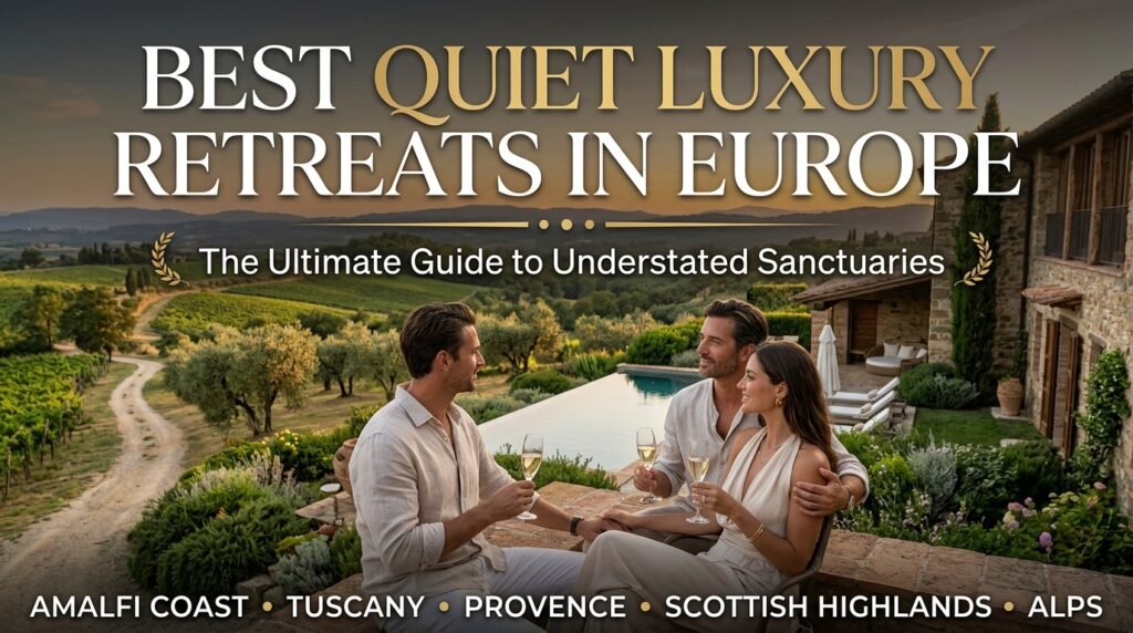 Seeking the best quiet luxury retreats in europe has become the ultimate priority for discerning travelers who value discretion, restorative stillness,