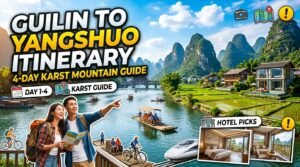 guilin to yangshuo itinerary 4 day karst mountain guide & hotel picks